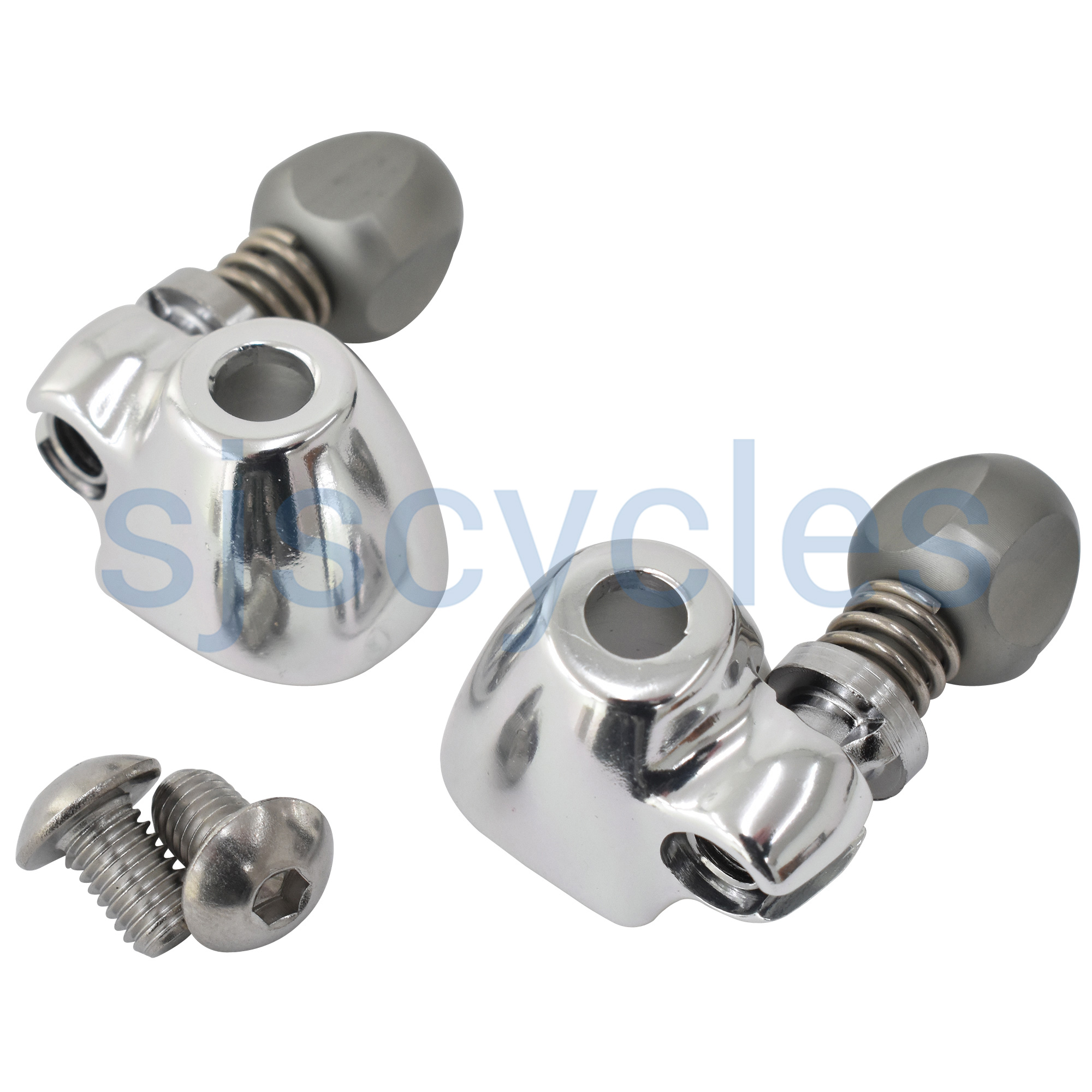 IRD QR Down Tube Cable Stop Adjusters Silver