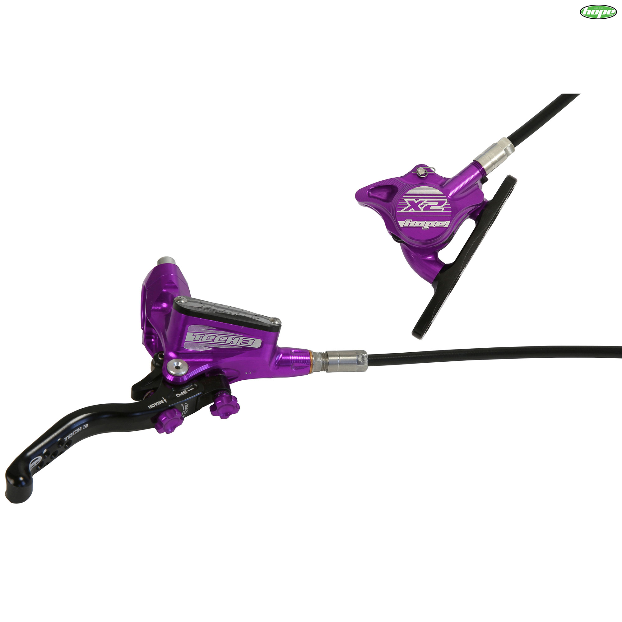 Hope Tech 3 X2 Flatmount Disc Brake