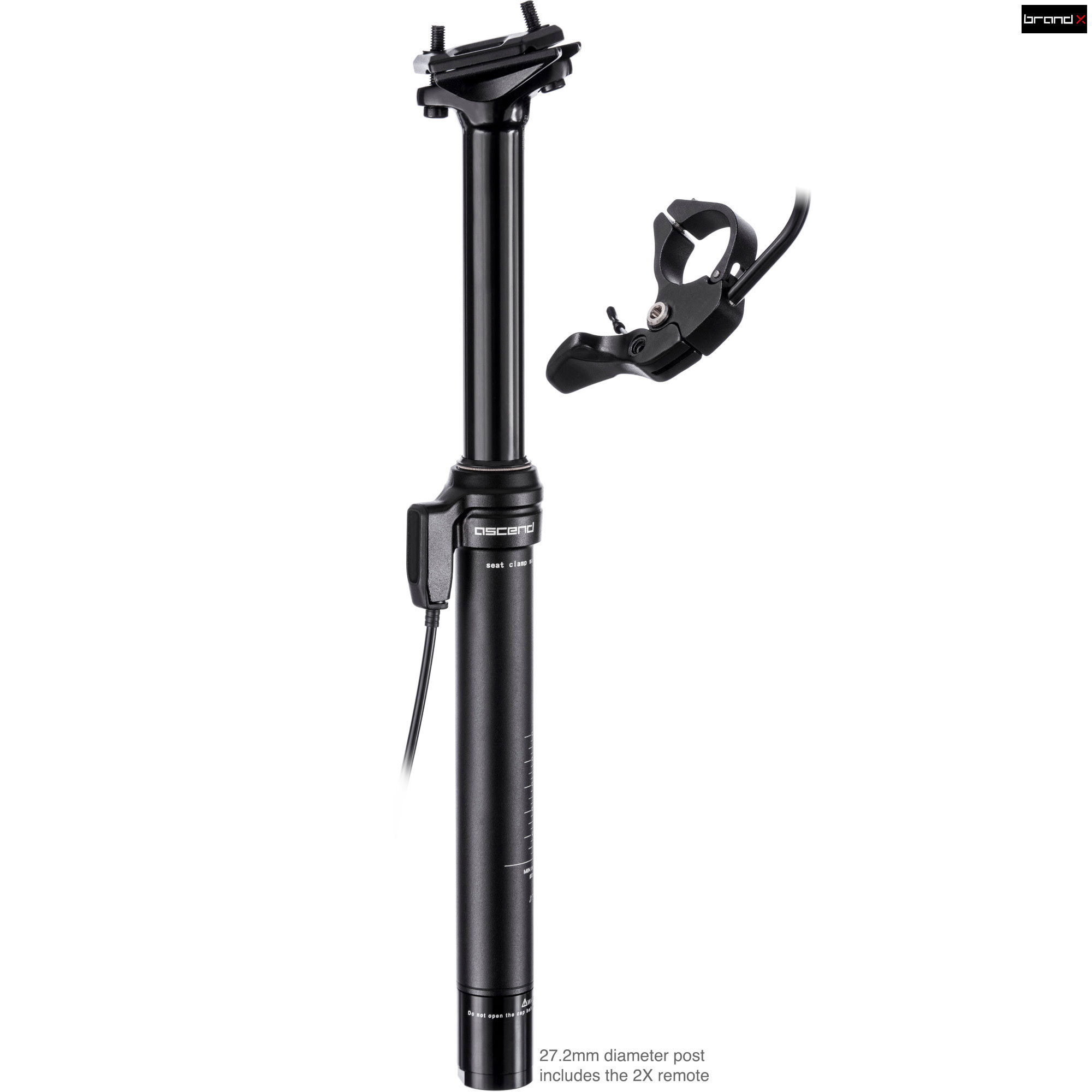 BrandX Ascend II Dropper Seatpost 27.2 105