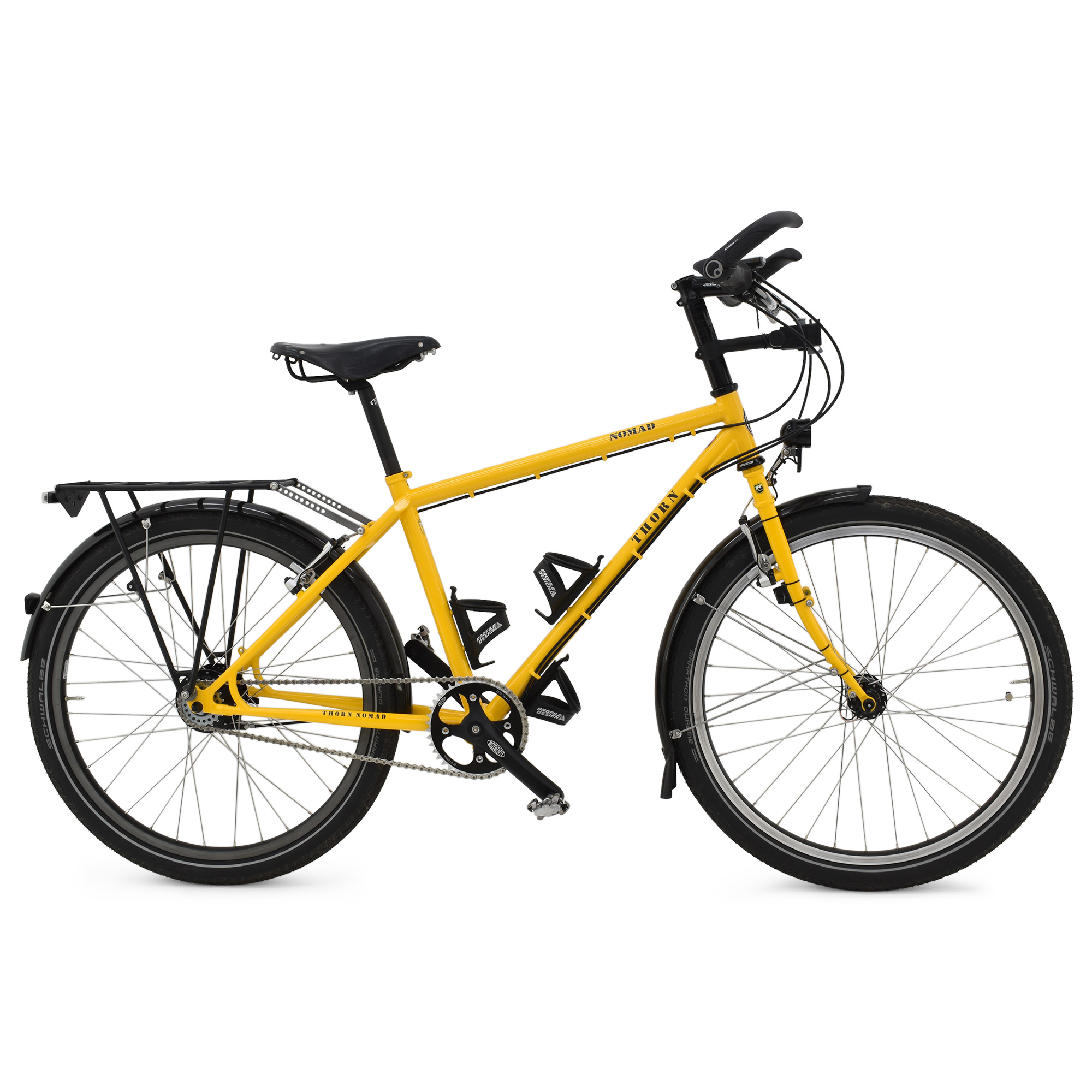 Nomad Mk2 Yellow 540L bike with Rohloff