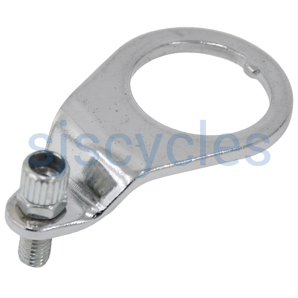 Budget chrome front brake hanger 25.4mm bore with