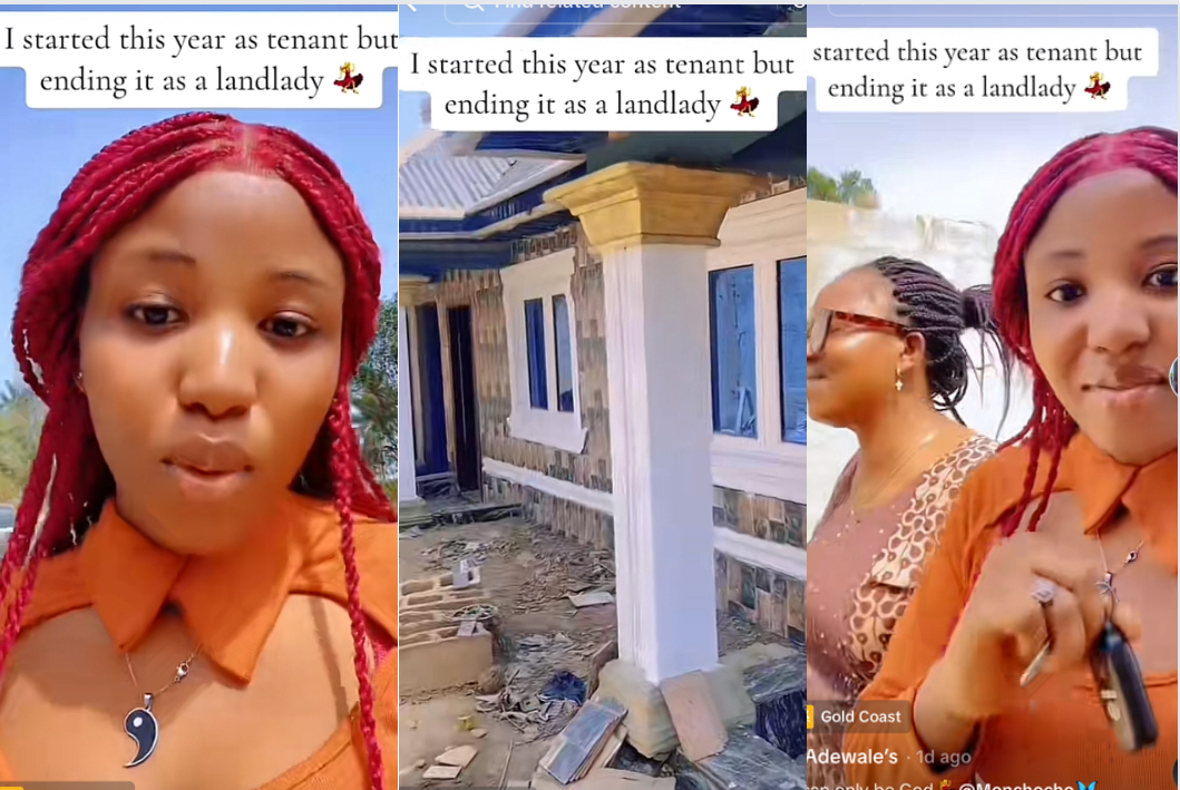 I'm ending 2023 as landlady Nigerian lady shows off new house Skabash!