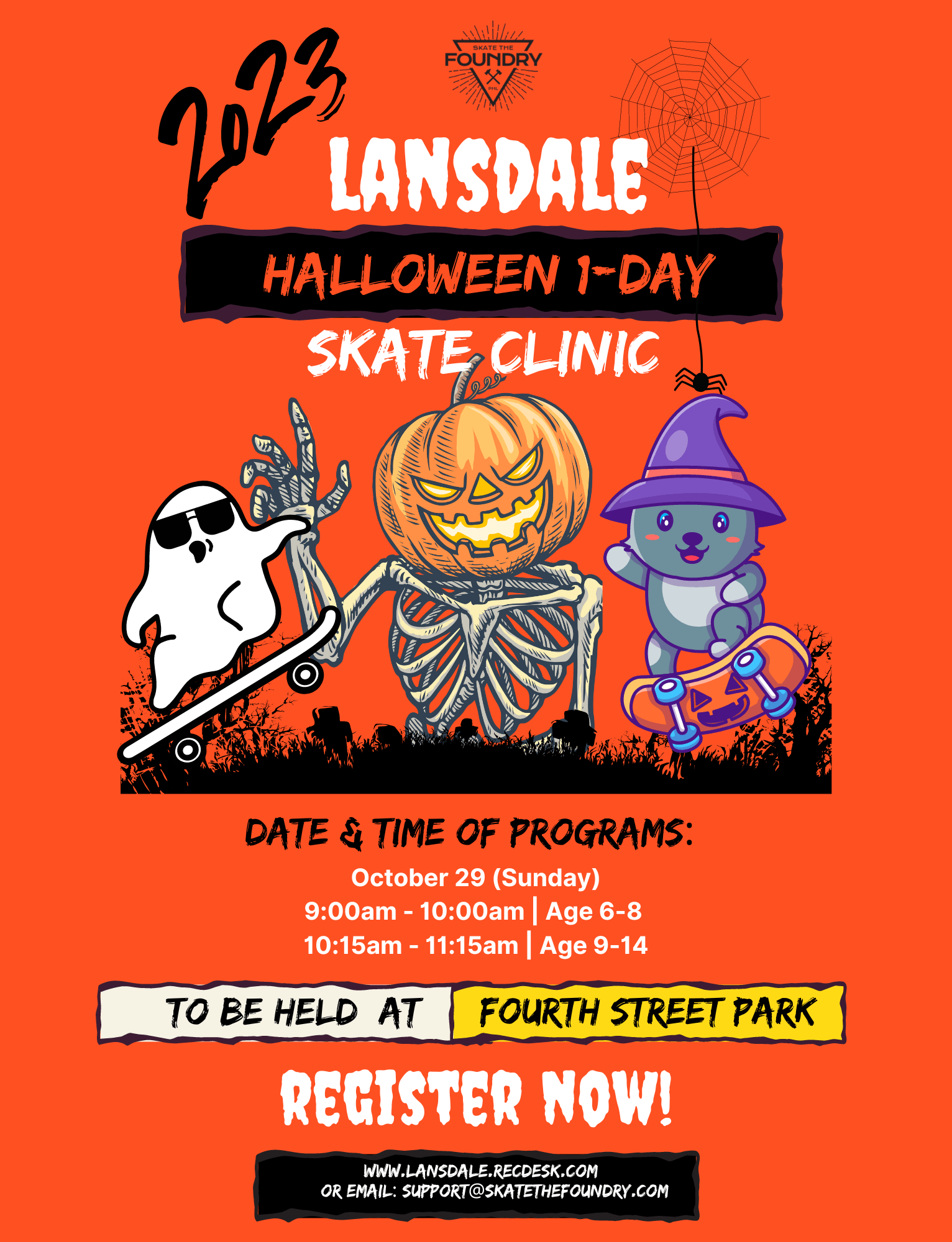 Ride into the Spooky Season with Lansdale's Halloween 1Day Skate