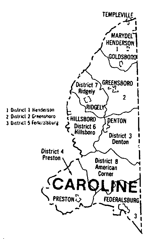 Caroline County Md Map Caroline County, Maryland SK Publications