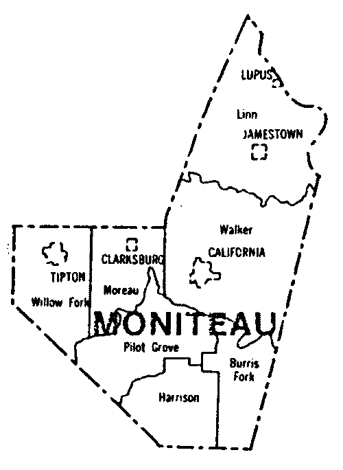 Moniteau County Plat Map Moniteau County, Missouri SK Publications