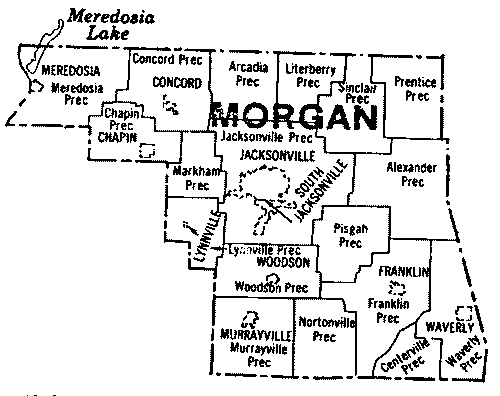 Morgan County Plat Map County, Illinois SK Publications