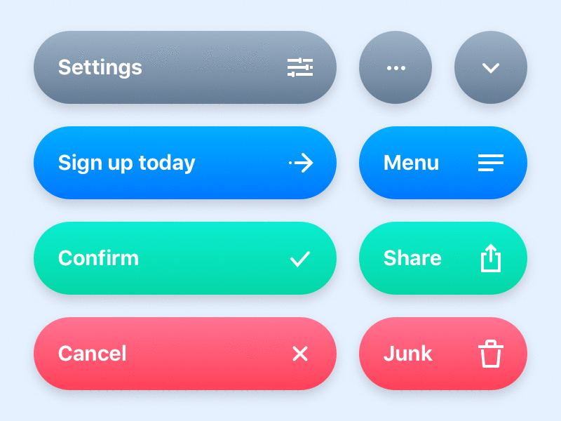 Flexible Button Symbol Sketch freebie Download free resource for
