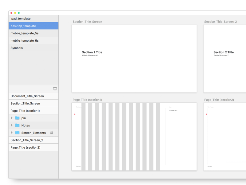 Wireframe Templates Sketch freebie Download free resource for Sketch