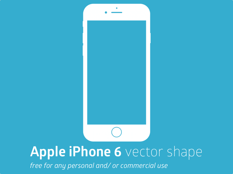 Apple iPhone 6 Vector Shape Sketch freebie Download free resource for Sketch Sketch App Sources