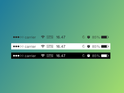 Ios 11 status bar photoshop - indydelta
