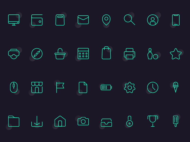 32 Basic Icon Set Sketch freebie Download free resource for Sketch