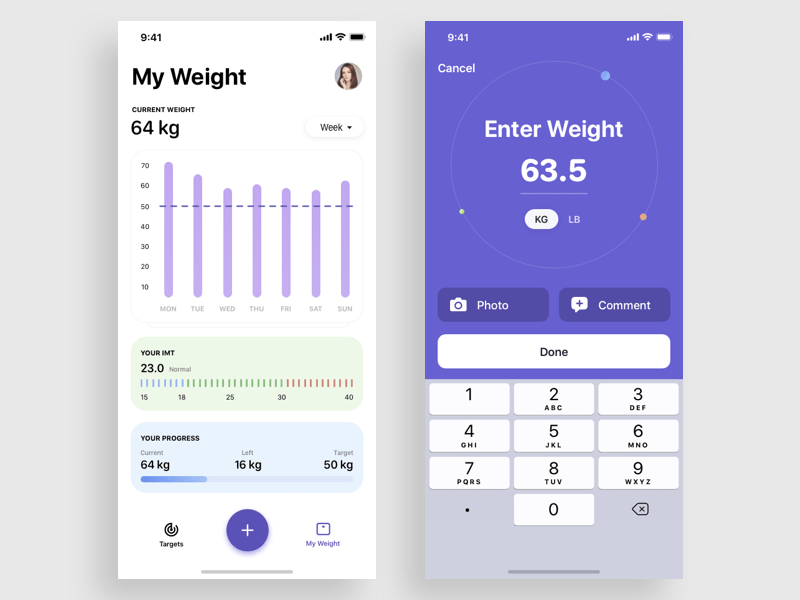 Weight Management Concept App Sketch freebie Download free resource