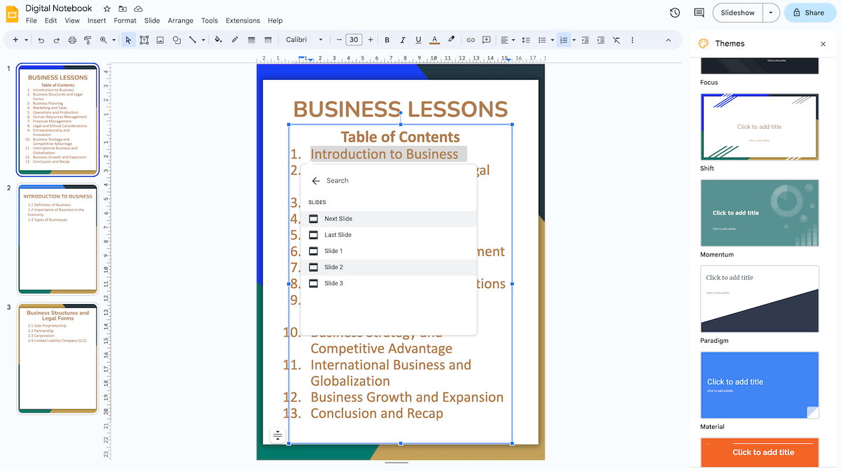 How to Create Digital Notebooks with Google Slides?