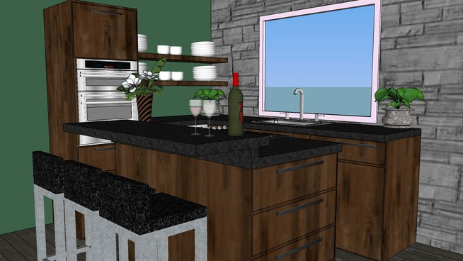 Sketchup Components 3D Warehouse Kitchen Sketchup‬ 3D Warehouse