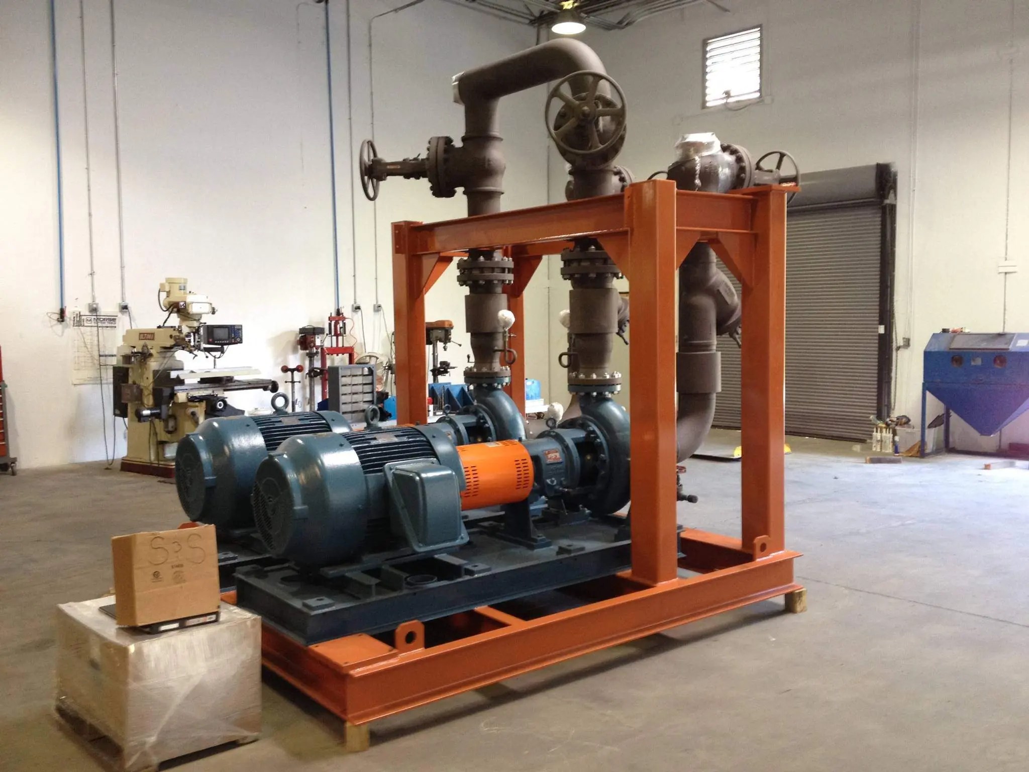 Packaged Pump Skid Systems Pump Skid S&S Technical, Inc