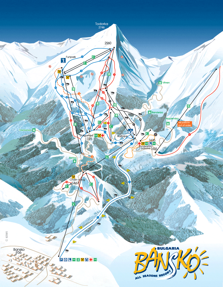 Bansko Ski Resort Bulgaria Ski Line