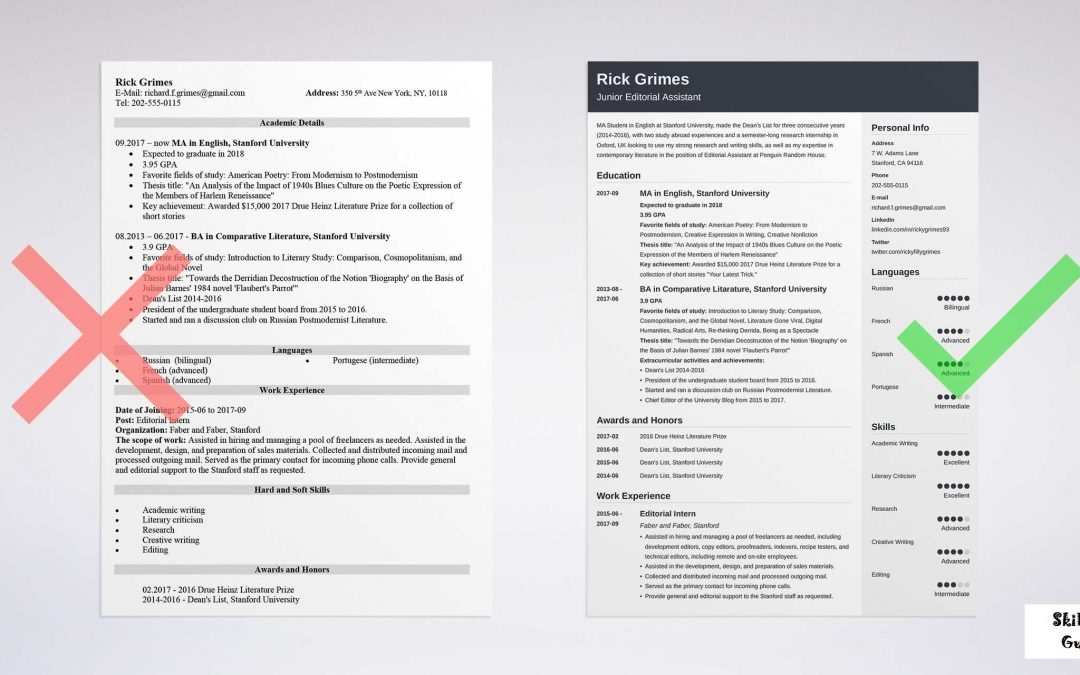 How to Make a RESUME for First Job Resume with no Experience [2019]