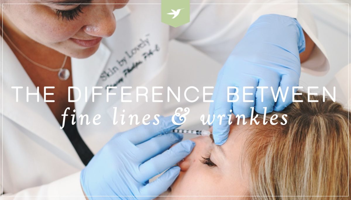 What's the difference between fine lines and wrinkles? Skin by Lovely