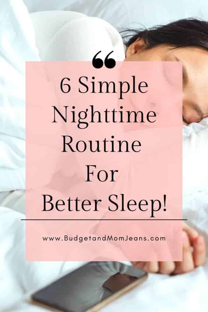 6 Simple Nighttime Routine For Better Sleep skin overload
