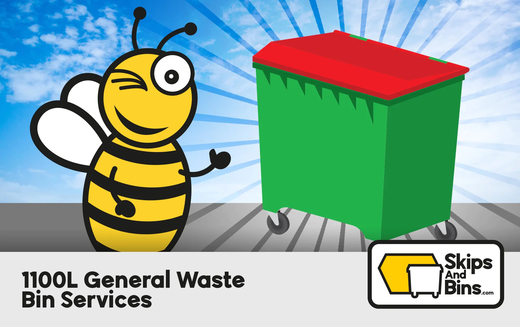 1100L General Waste Bin Services