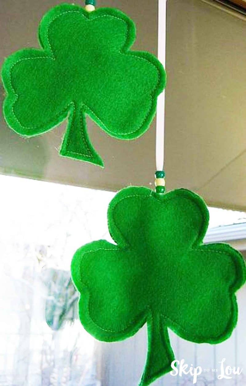 felt shamrock pattern