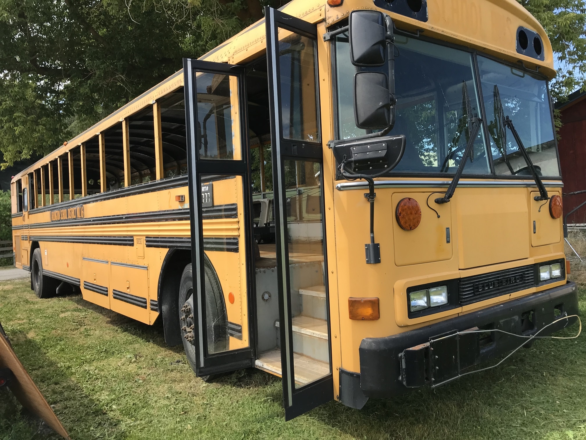 2001 Bluebird 8.3L Cummins Engine 3060 Allison Transmission Skoolie