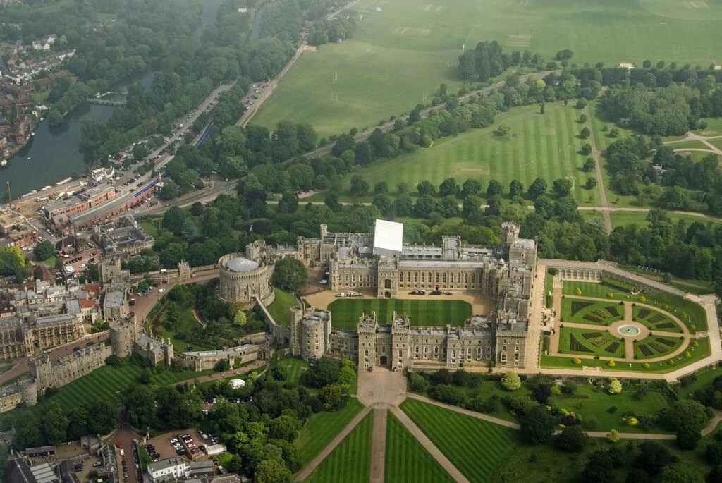 Windsor Castle England Der offizielle Hauptwohnsitz der britischen