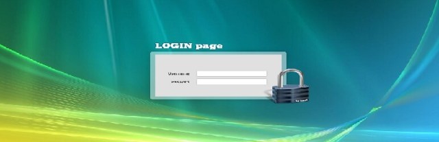 customize login page