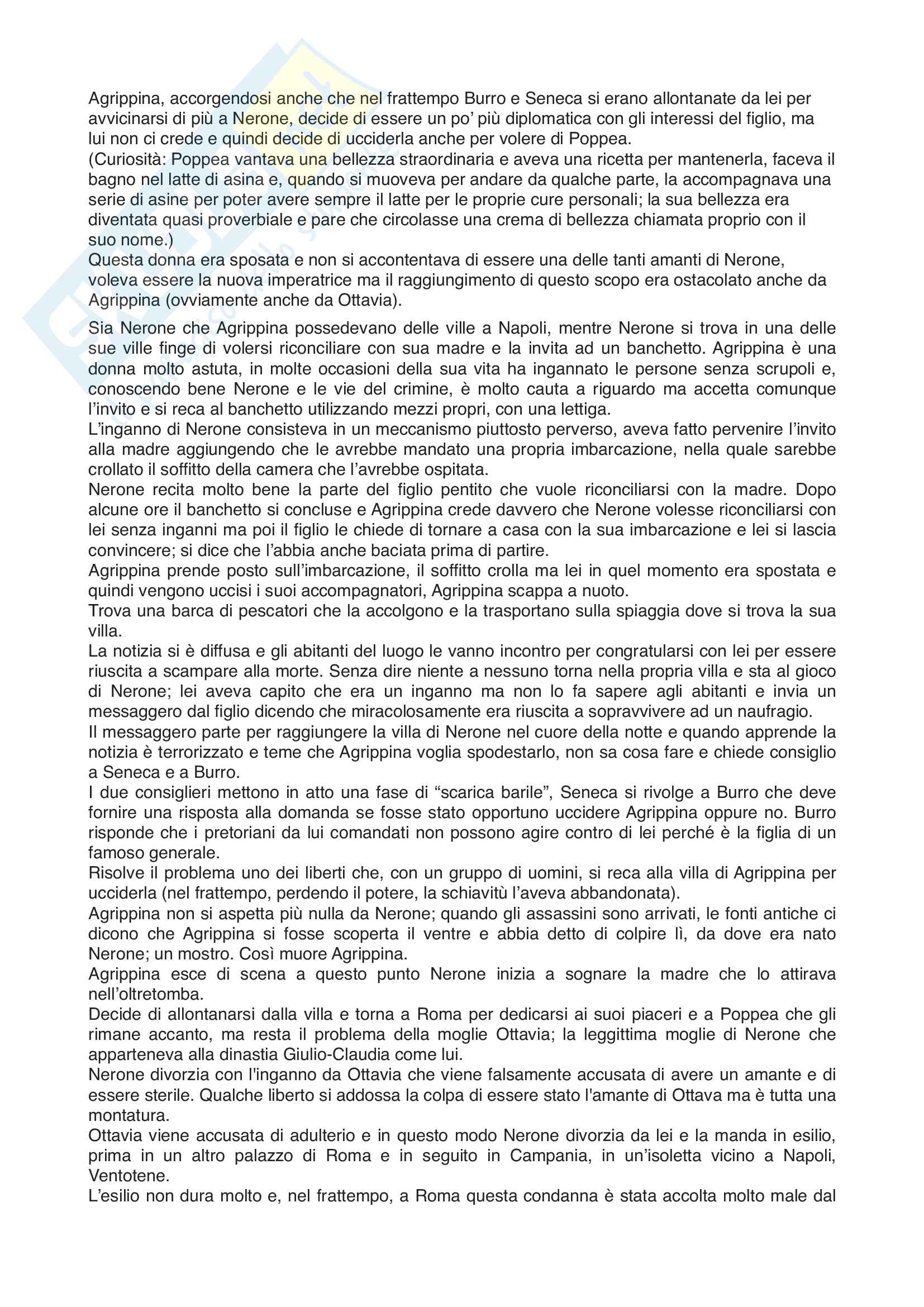 Satyricon Appunti di letteratura latina