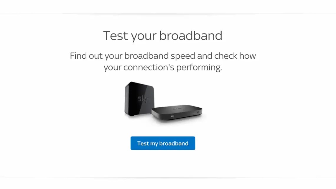 Test Your Broadband