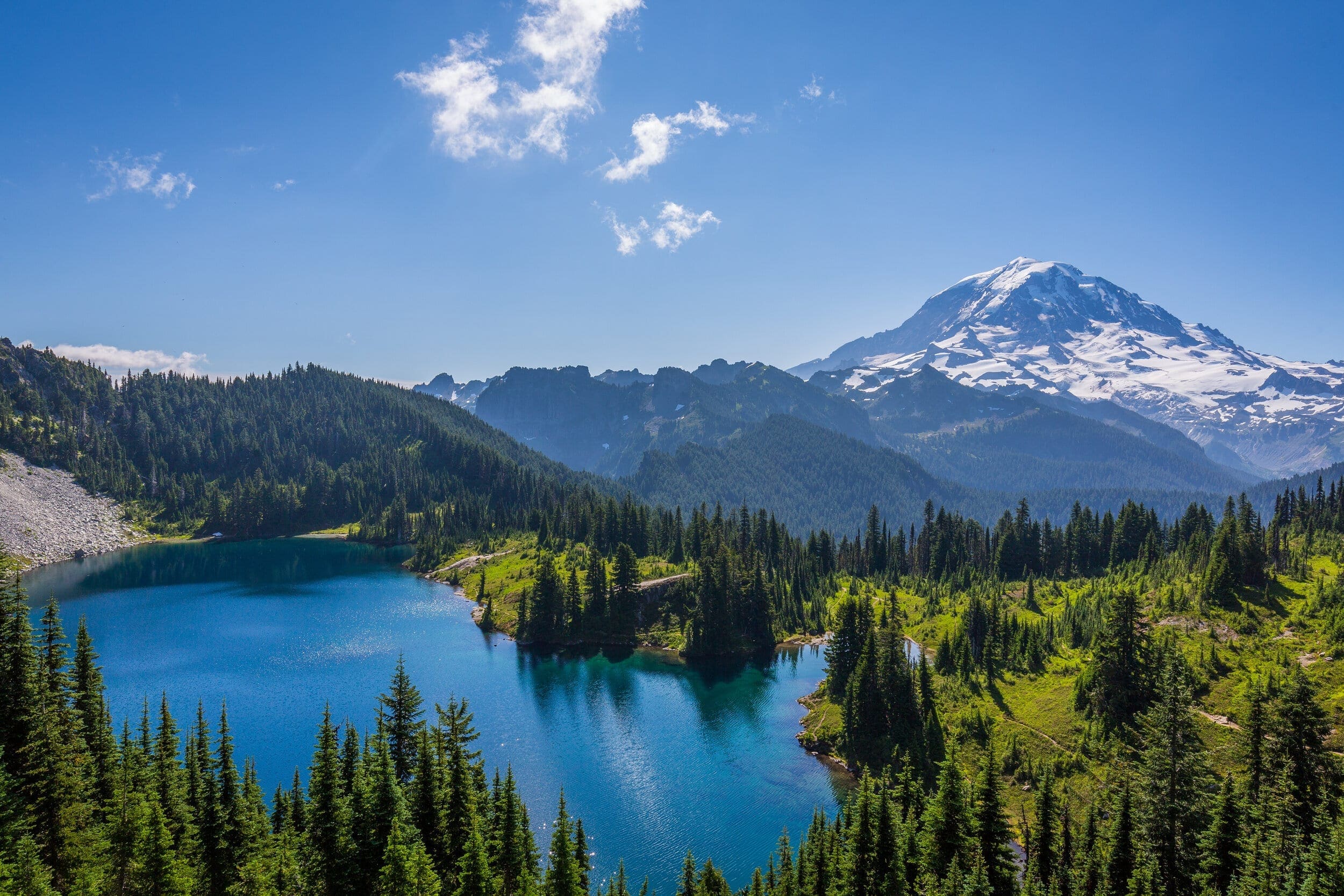 Tolmie Peak Fire Lookout Trail, Mount Rainier National Park, Washington