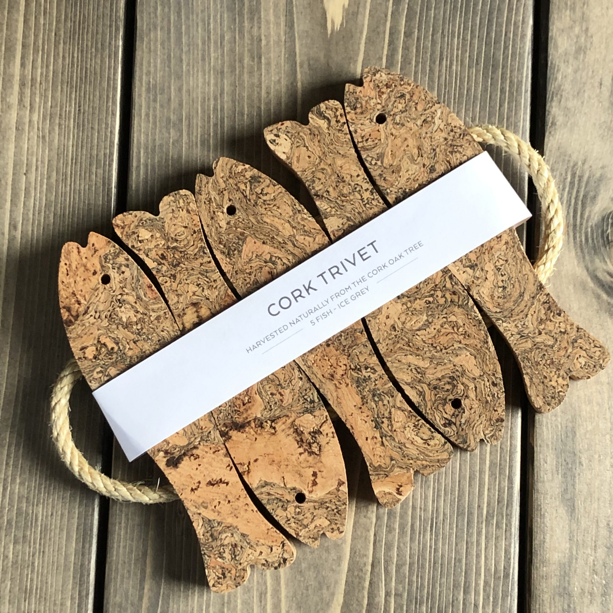 Cork Fish Trivet Skye Soap Co