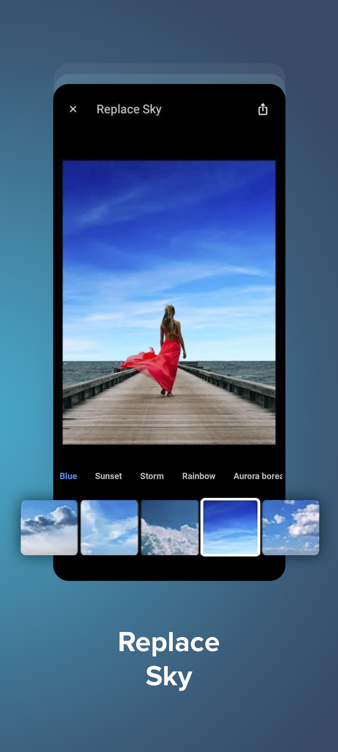 Sky Editor App Remove and replace the sky