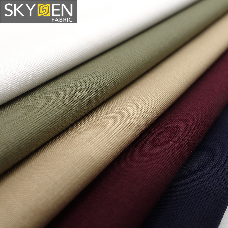 Stretch Cotton Poplin Fabric for Shirting Wholesale Shirt Fabric Skygen