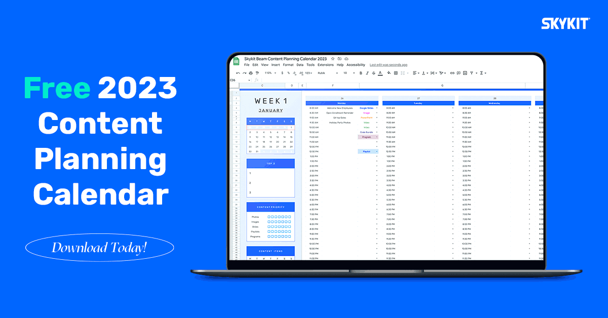 Digital Signage Content Strategy The Best Way To Plan