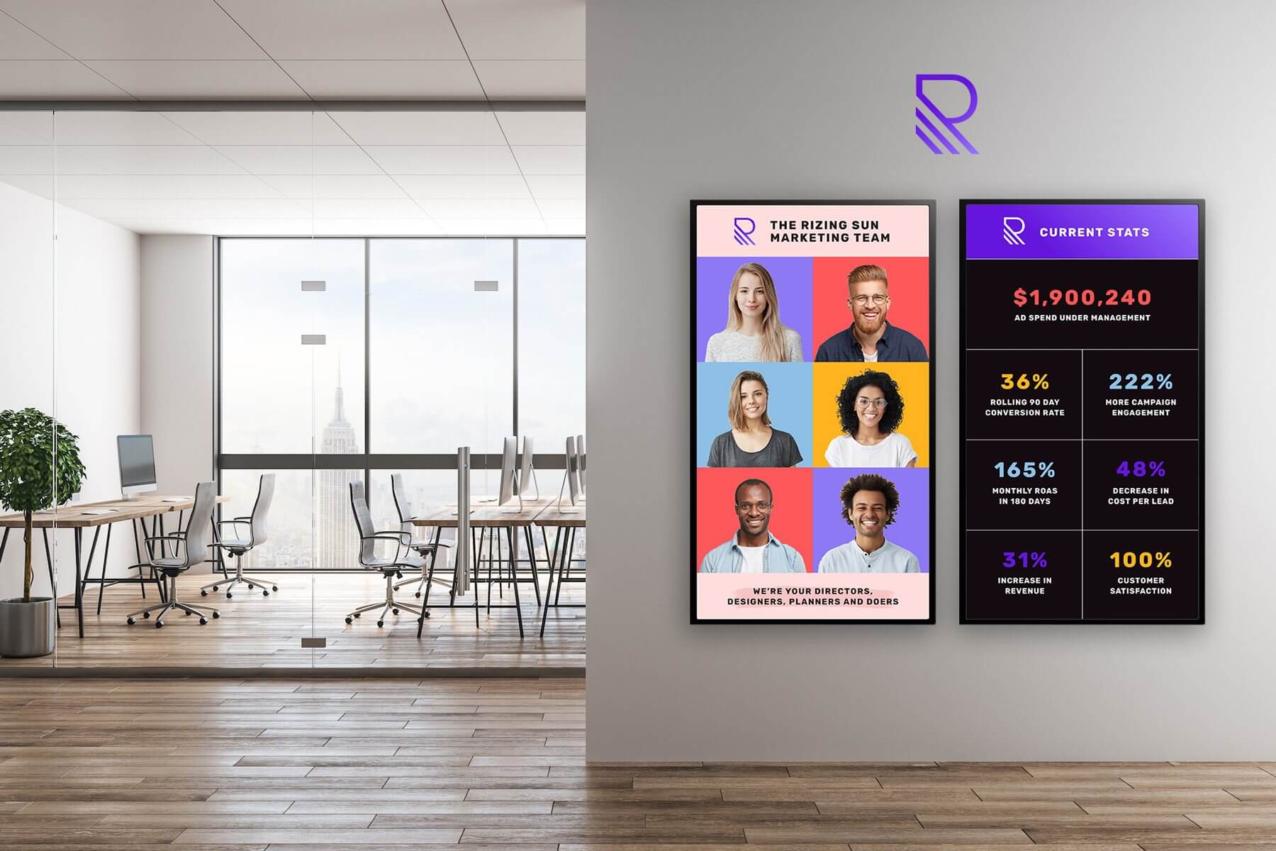 Workplace Digital Signage Helps Improve Employee Engagement