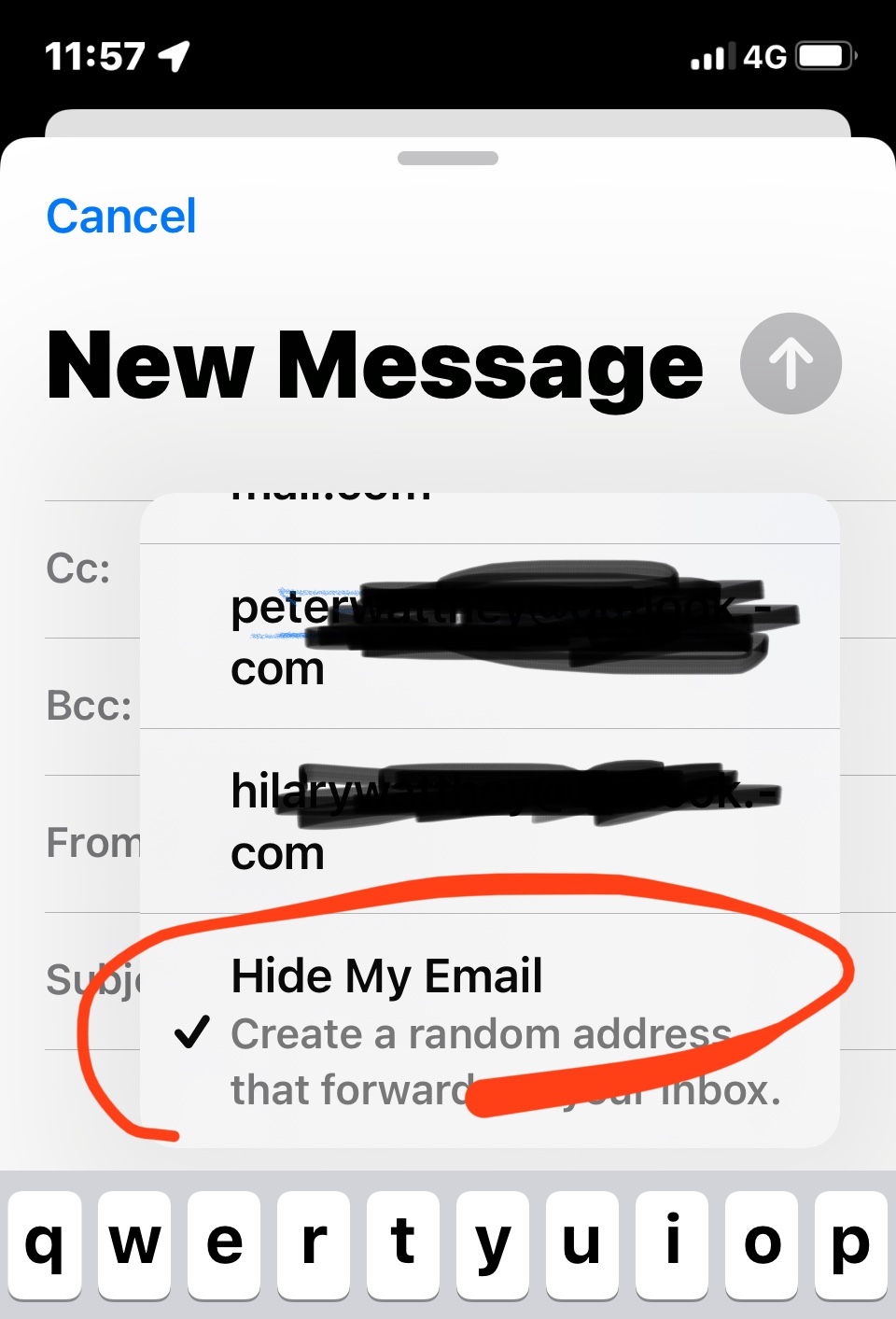 iCloud Hide My Email not working on iPhone/Mac