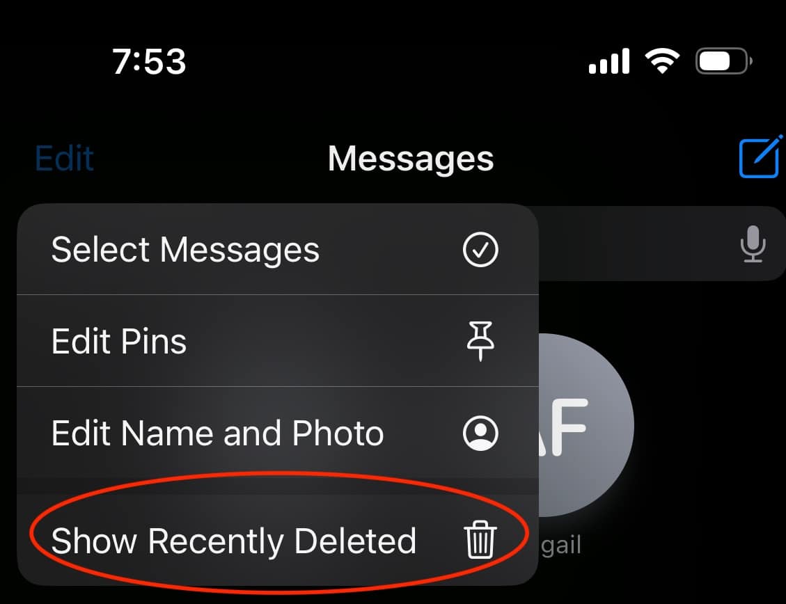 How to Fix show Recently Deleted Messages Not showing on iPhone