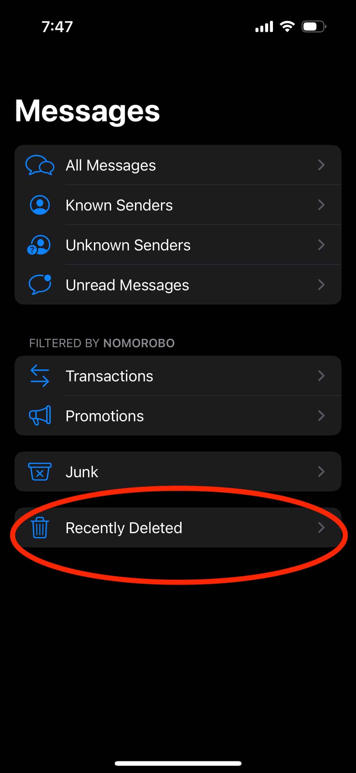How to Fix show Recently Deleted Messages Not showing on iPhone