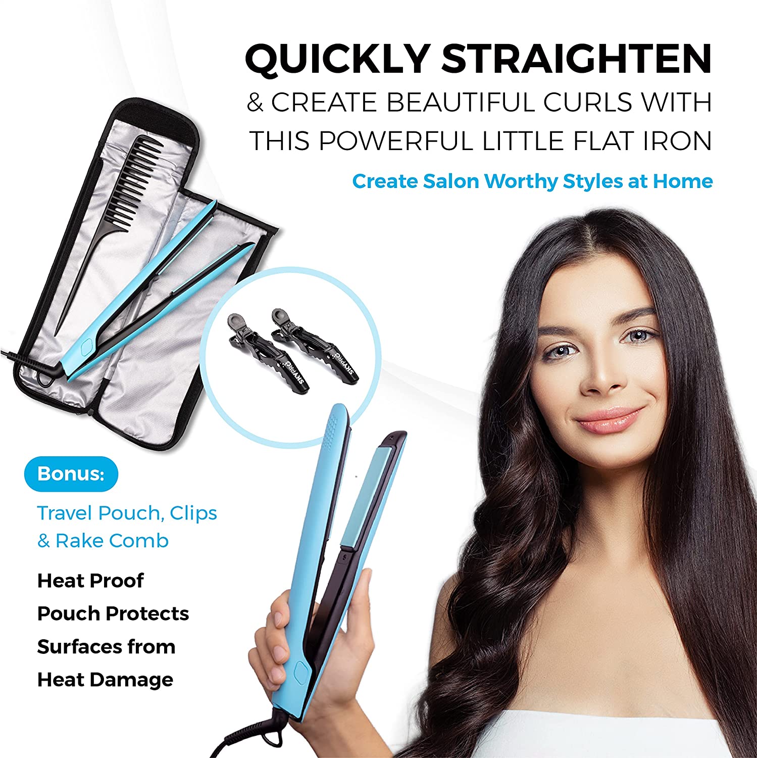 Ceramic Flat Iron SkyPro Tools