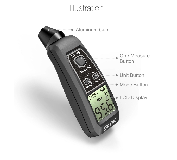 Infrared Thermometer SK 500016 01 SkyRC RC Cars & Trucks