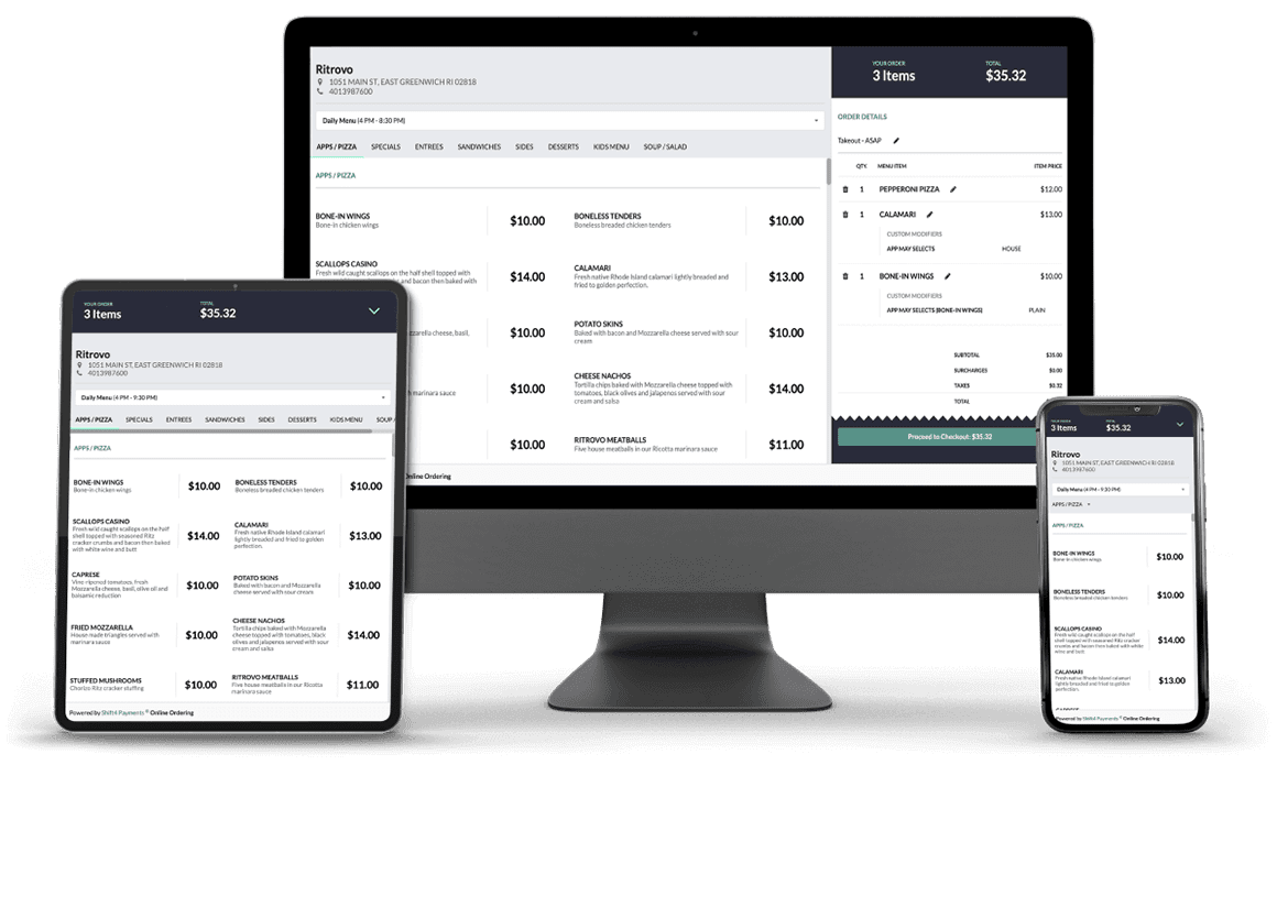 Free Online Ordering System for Restaurants SkyTab