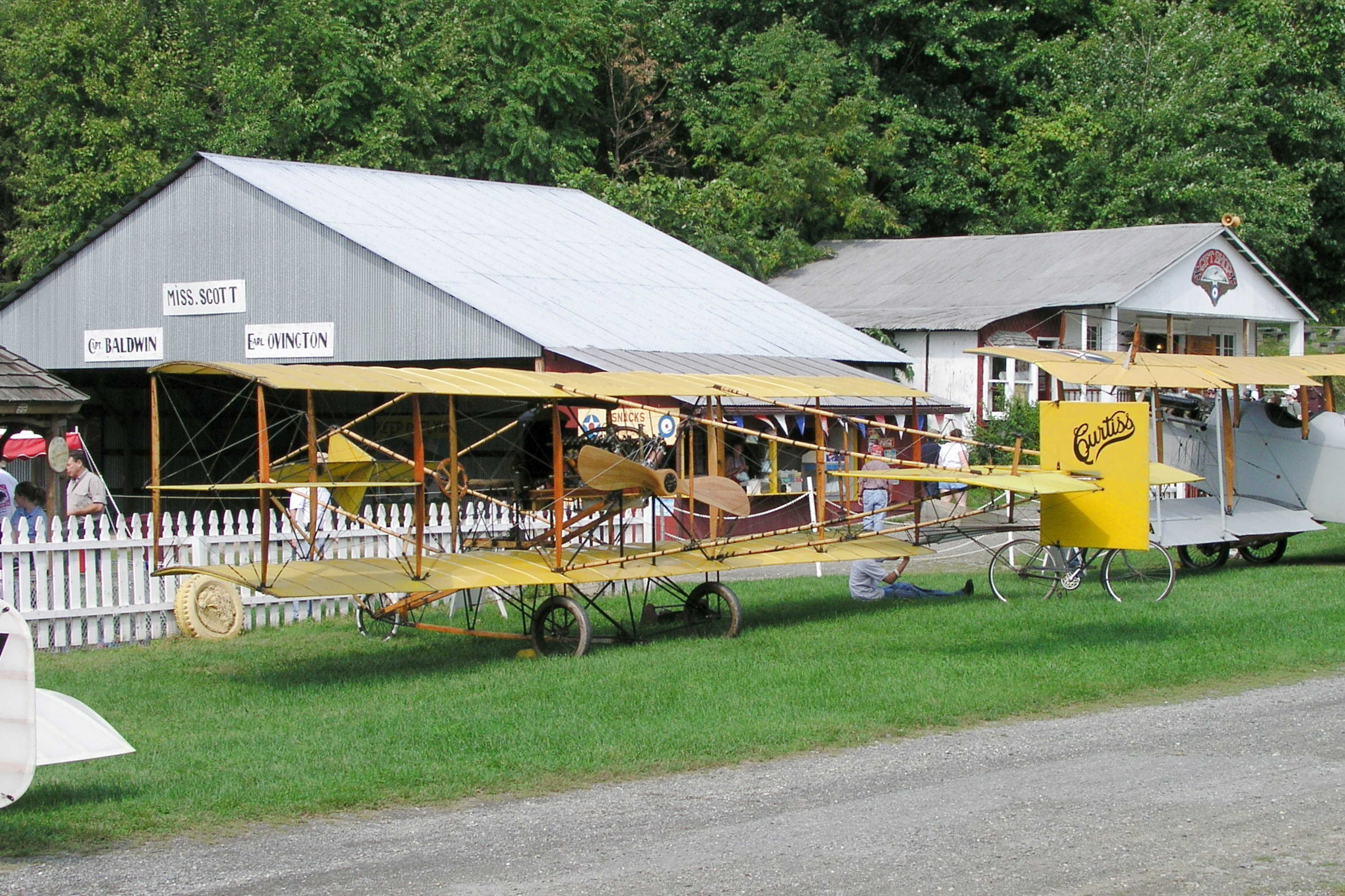 Curtiss Model D Pusher, Single-engine Single-seat Pioneer Biplane, U.S.A.