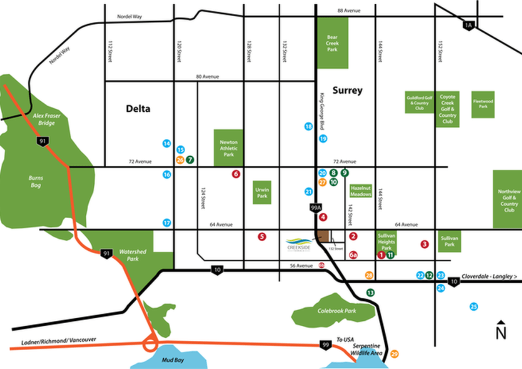Surrey Creekside Terrace Townhomes SkyTrain Condo Living