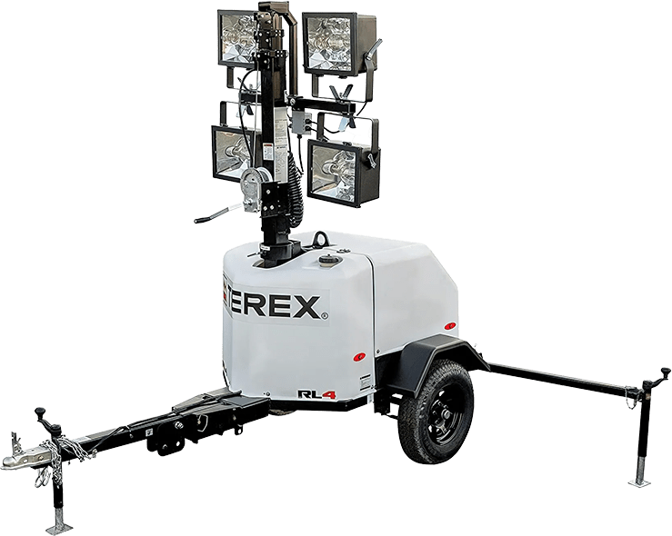 Wisconsin Equipment Rental light towers, rollers, plate compactors