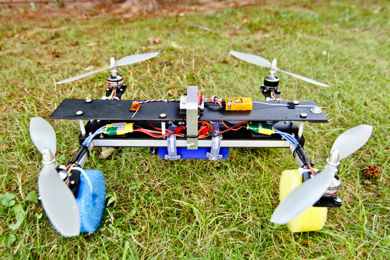 Building a Quadcopter from Scratch Using Wood and Aluminum