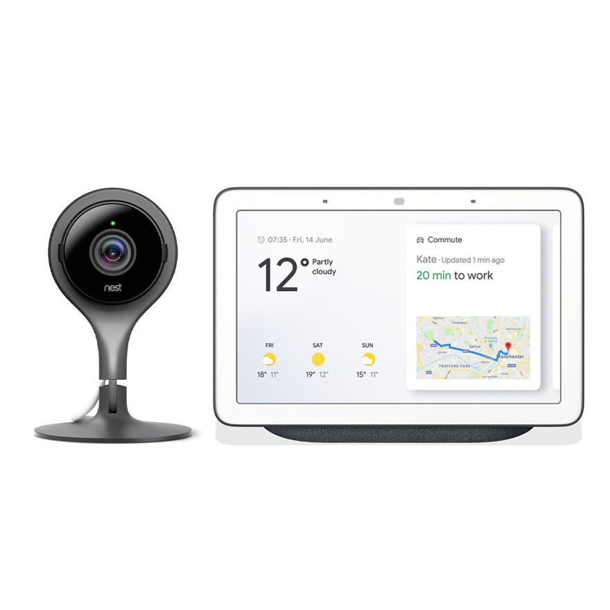 Nest Cam and Google Home Hub Kit (Black) Skywalker
