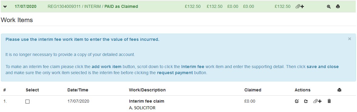 Covid19 Process for submitting interim claims in A&A potential