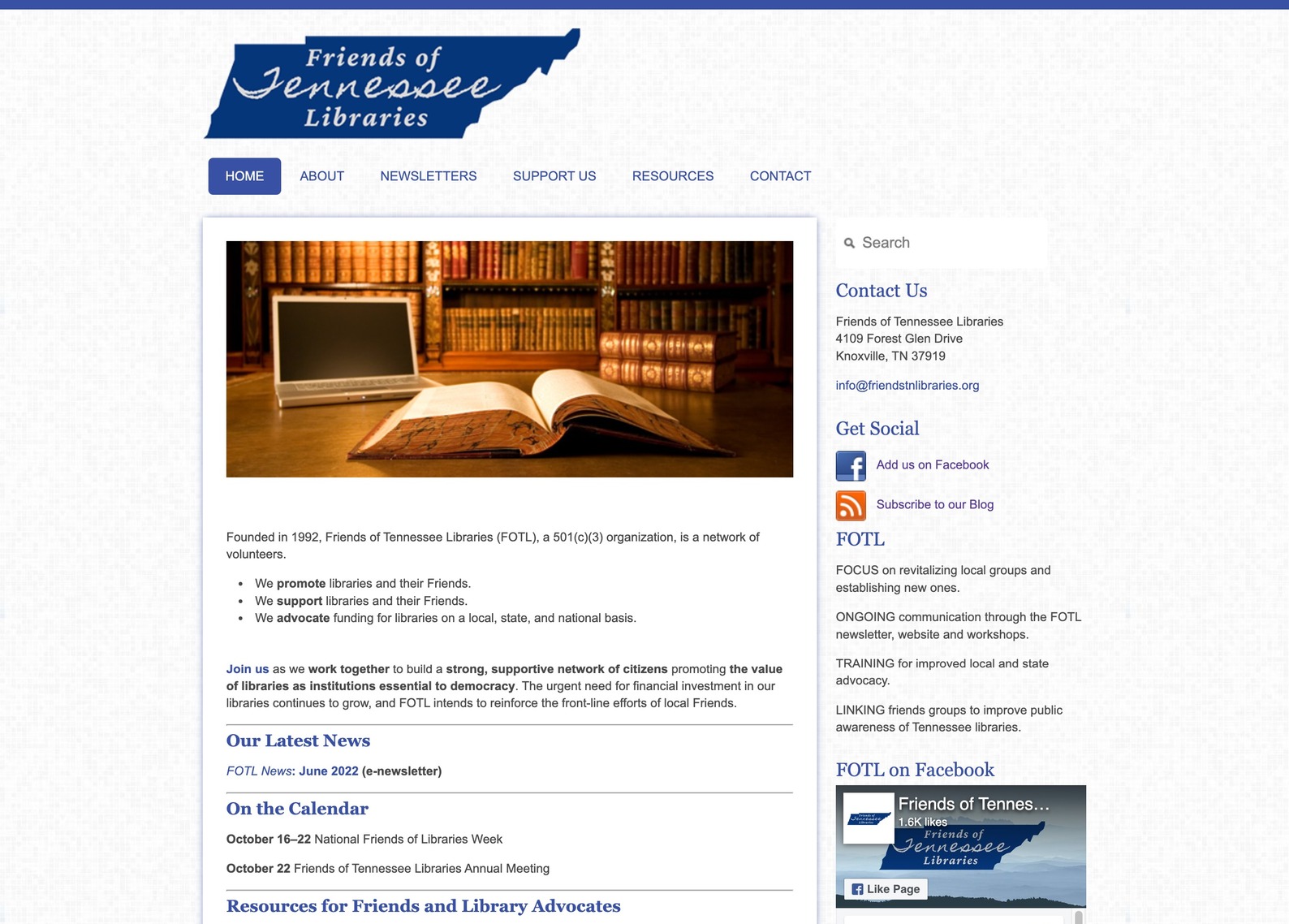 Friends of TN Libraries Client Spotlight Slamdot