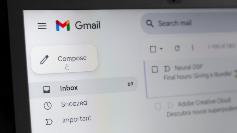 Gmail inbox with 13 spam emails